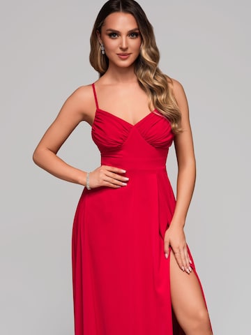 Ombre Evening dress in Red
