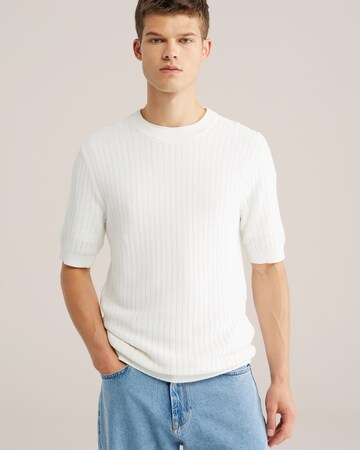 Pullover di WE Fashion in bianco: frontale