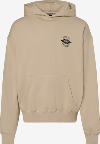 Pegador Sweatshirt 'Aspin' in Beige: voorkant