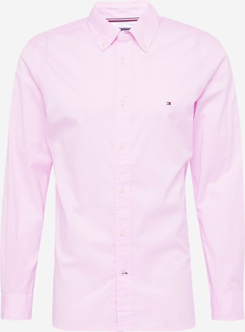 TOMMY HILFIGER Button Up Shirt in Pink: front