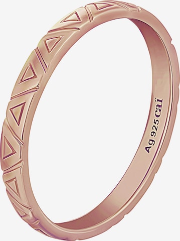 caï Ring in Pink: front