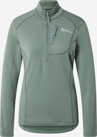 Pullover sportivo 'KOLBENBERG' di JACK WOLFSKIN in verde: frontale