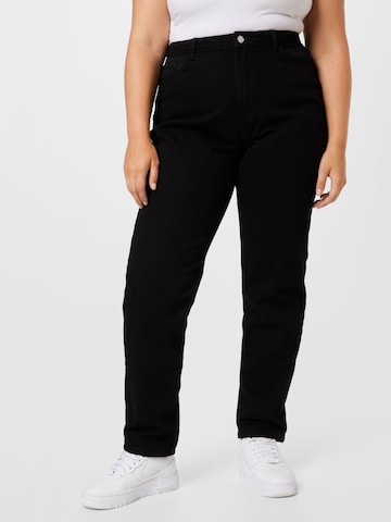 Missguided Plus Jeans 'RIOT' in Zwart: voorkant
