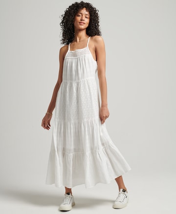 Superdry Dress in White: front