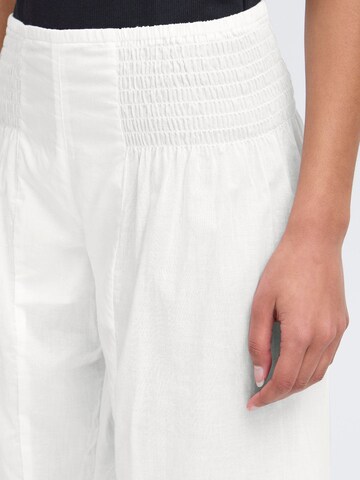 PULZ Jeans Tapered Trousers ' PZJill ' in White