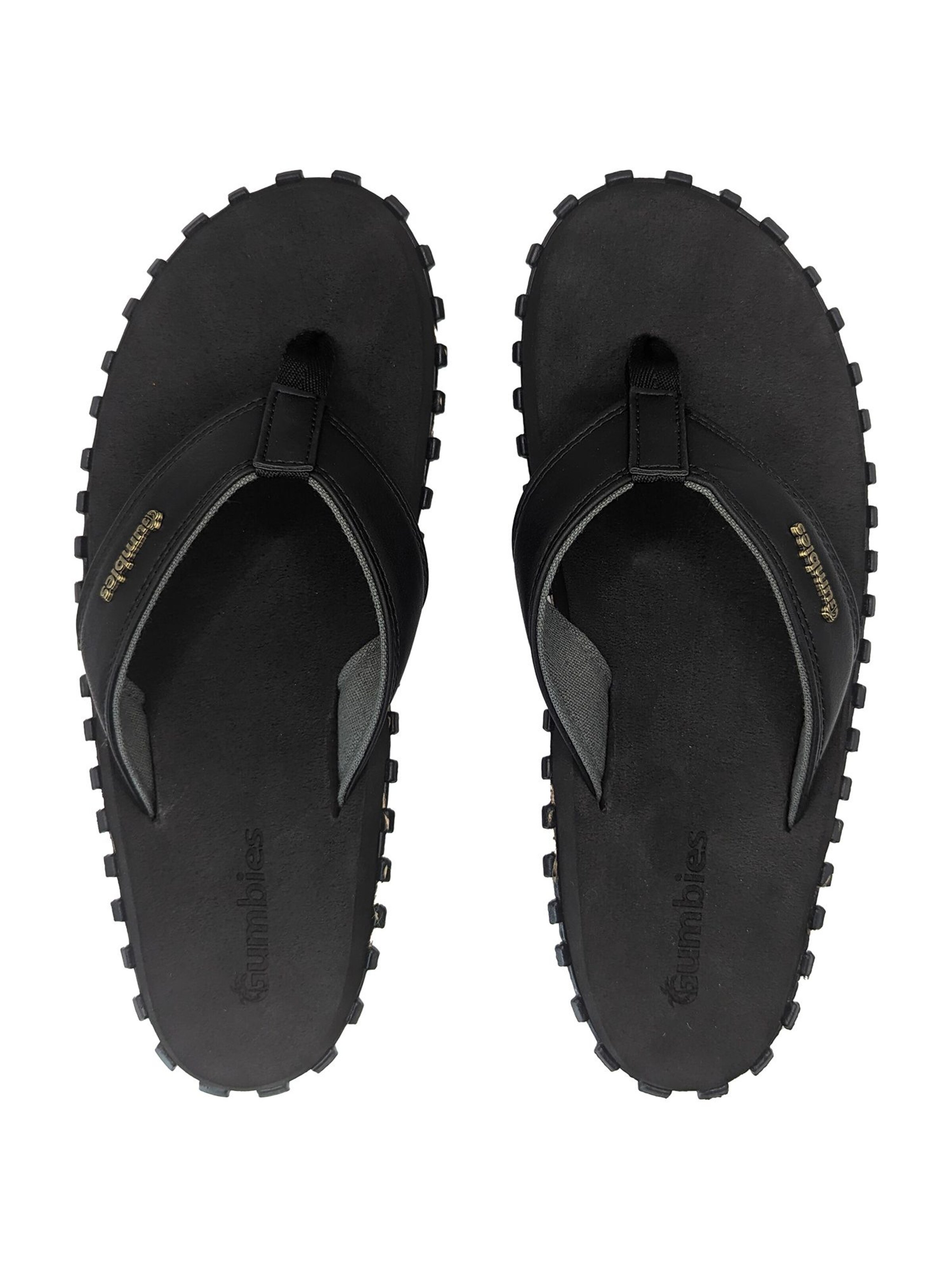 Gumbies T-Bar Sandals in Black