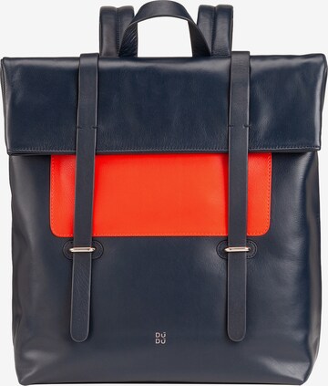 DuDu Backpack in Blue: front