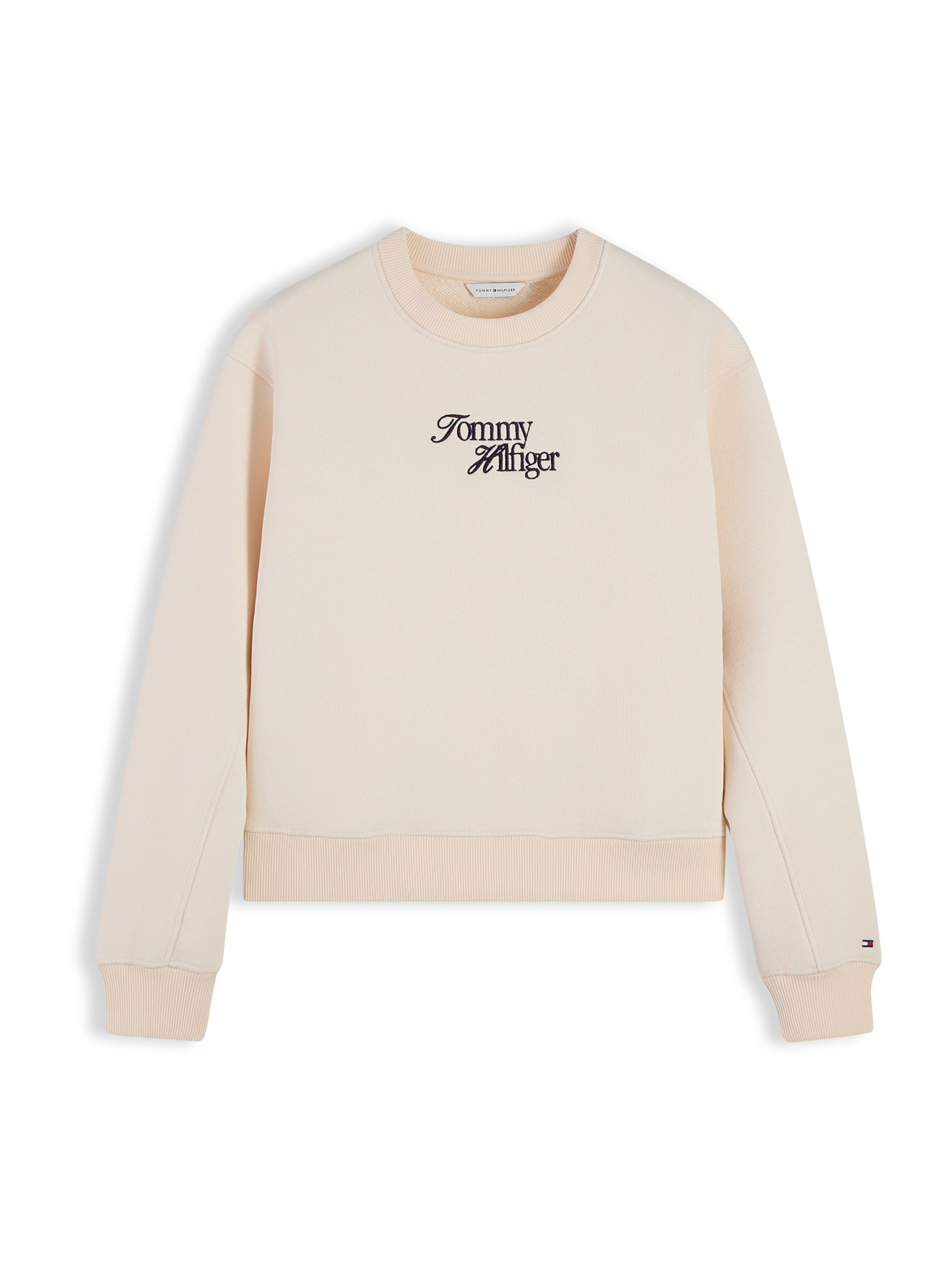 TOMMY HILFIGER Sweatshirt in Beige: Vorderseite
