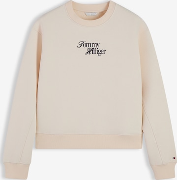 Bluză de molton de la TOMMY HILFIGER pe bej: față