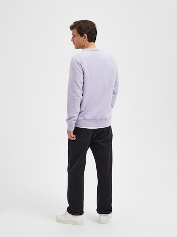 Sweat-shirt 'Karl' SELECTED HOMME en violet