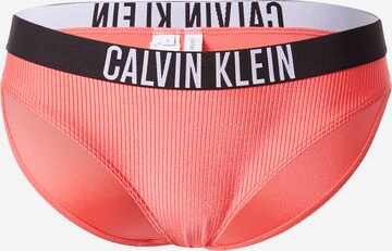 Calvin Klein Swimwear Bikini Bottoms 'Intense Power' in Orange: front