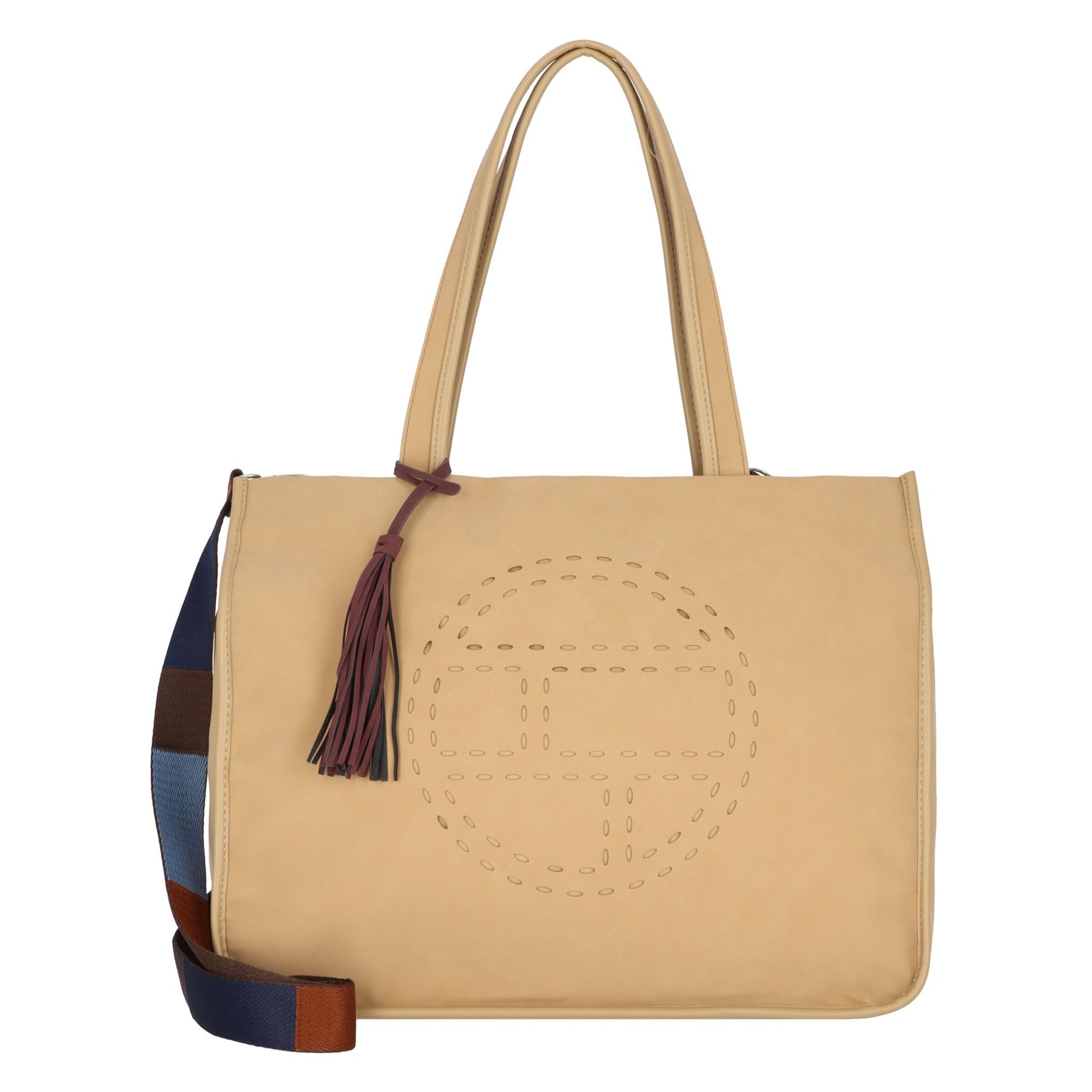 TOM TAILOR Shopper 'Ronda' in Bruin: voorkant