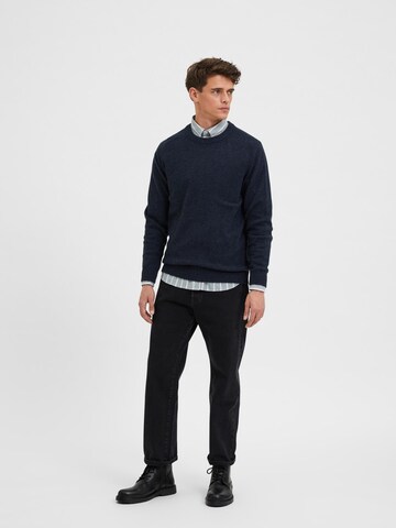 SELECTED HOMME Sweater 'Coban' in Blue