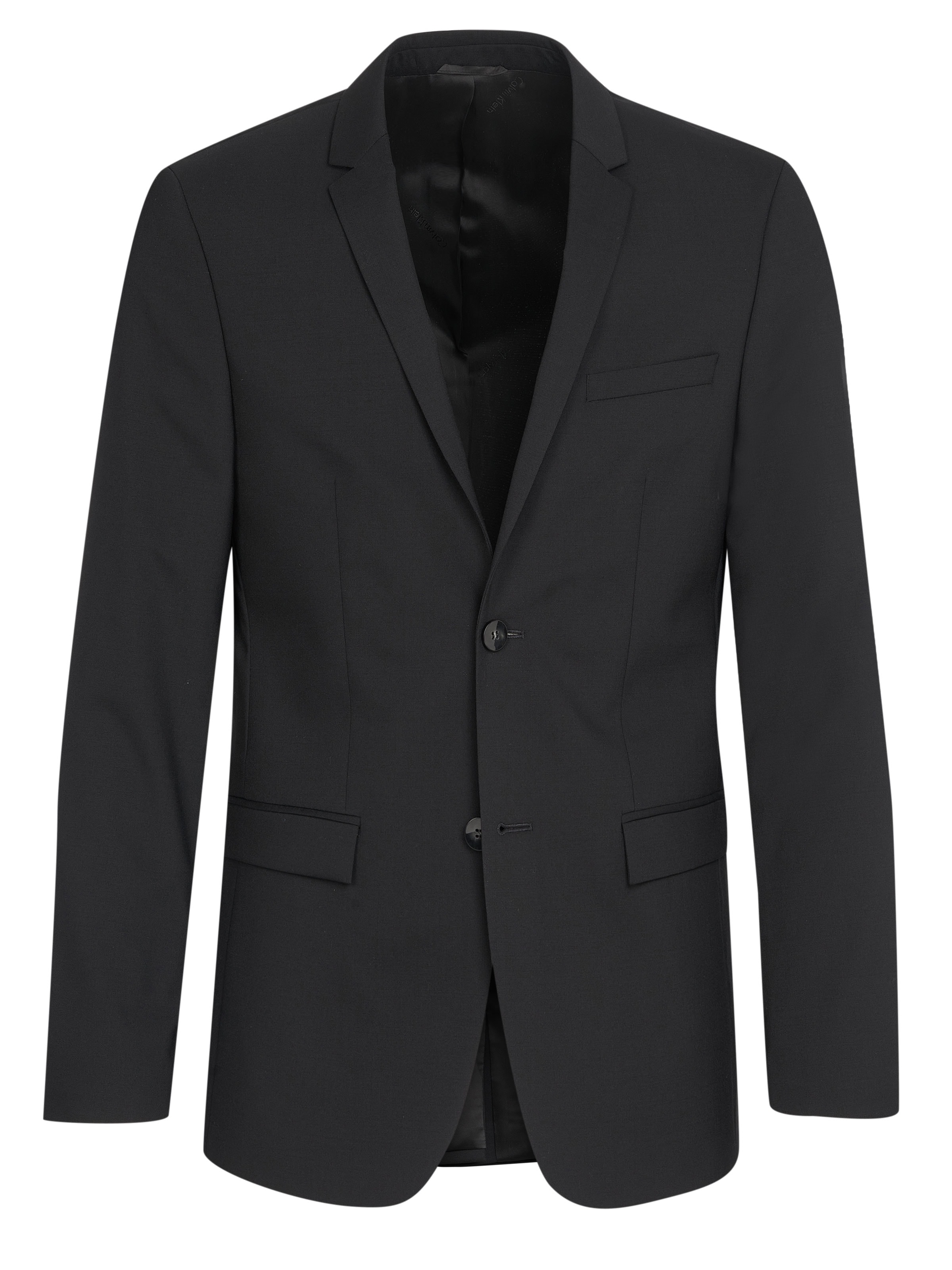 Calvin Klein Slim fit Business blazer 'Calvin Klein Sakko' in Black: front