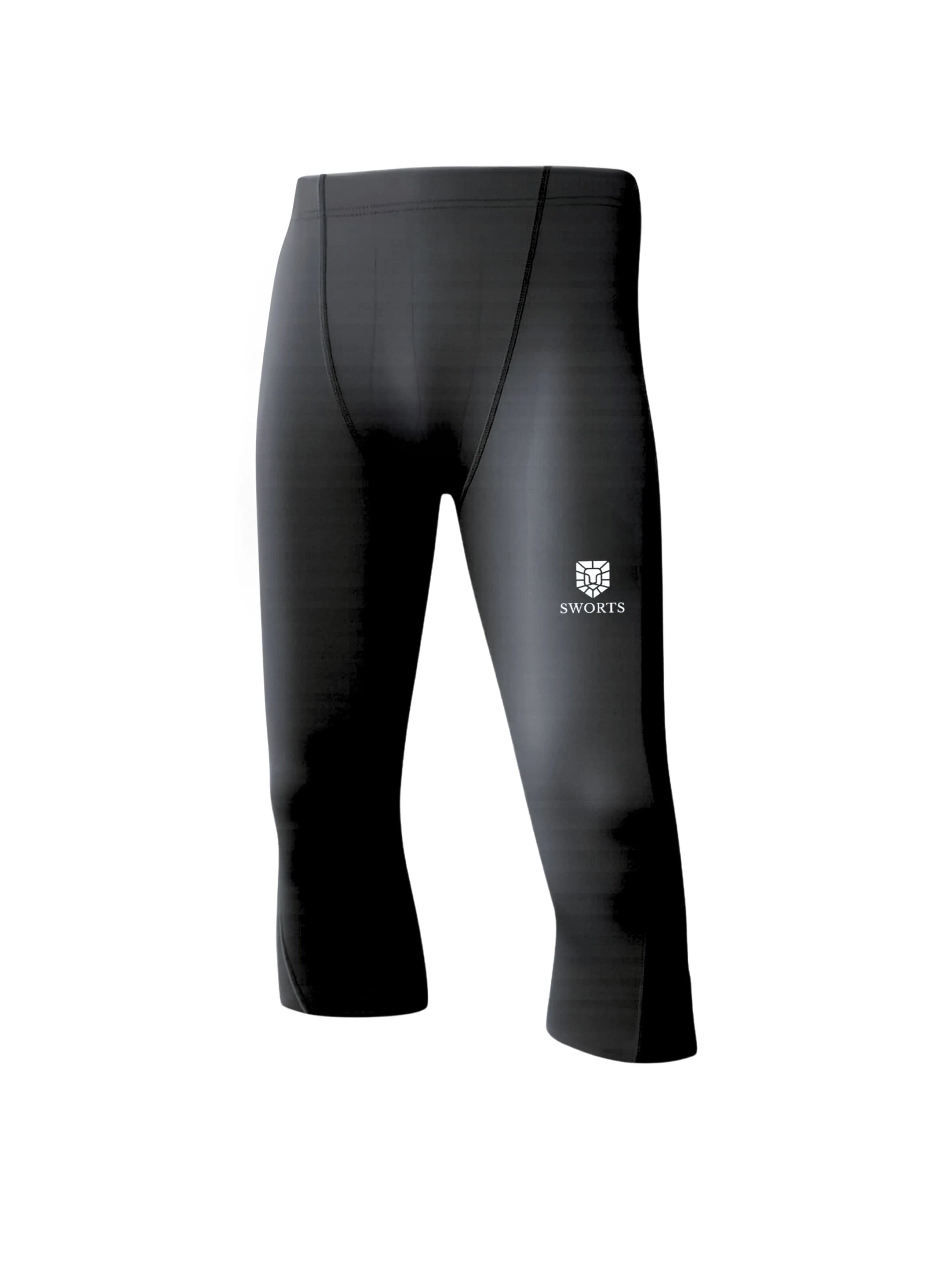 SWORTS Slimfit Sporthose 'OWN'‌‌‌‌‌‌‌‌ in Schwarz: Vorderseite