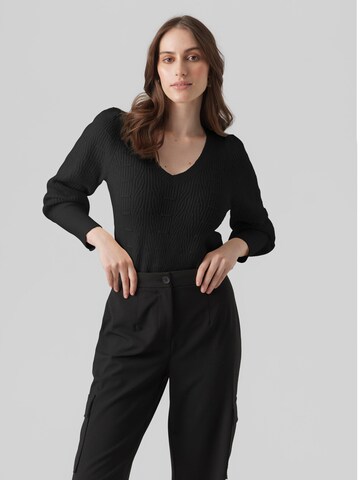 VERO MODA Pullover 'EYA' in Schwarz