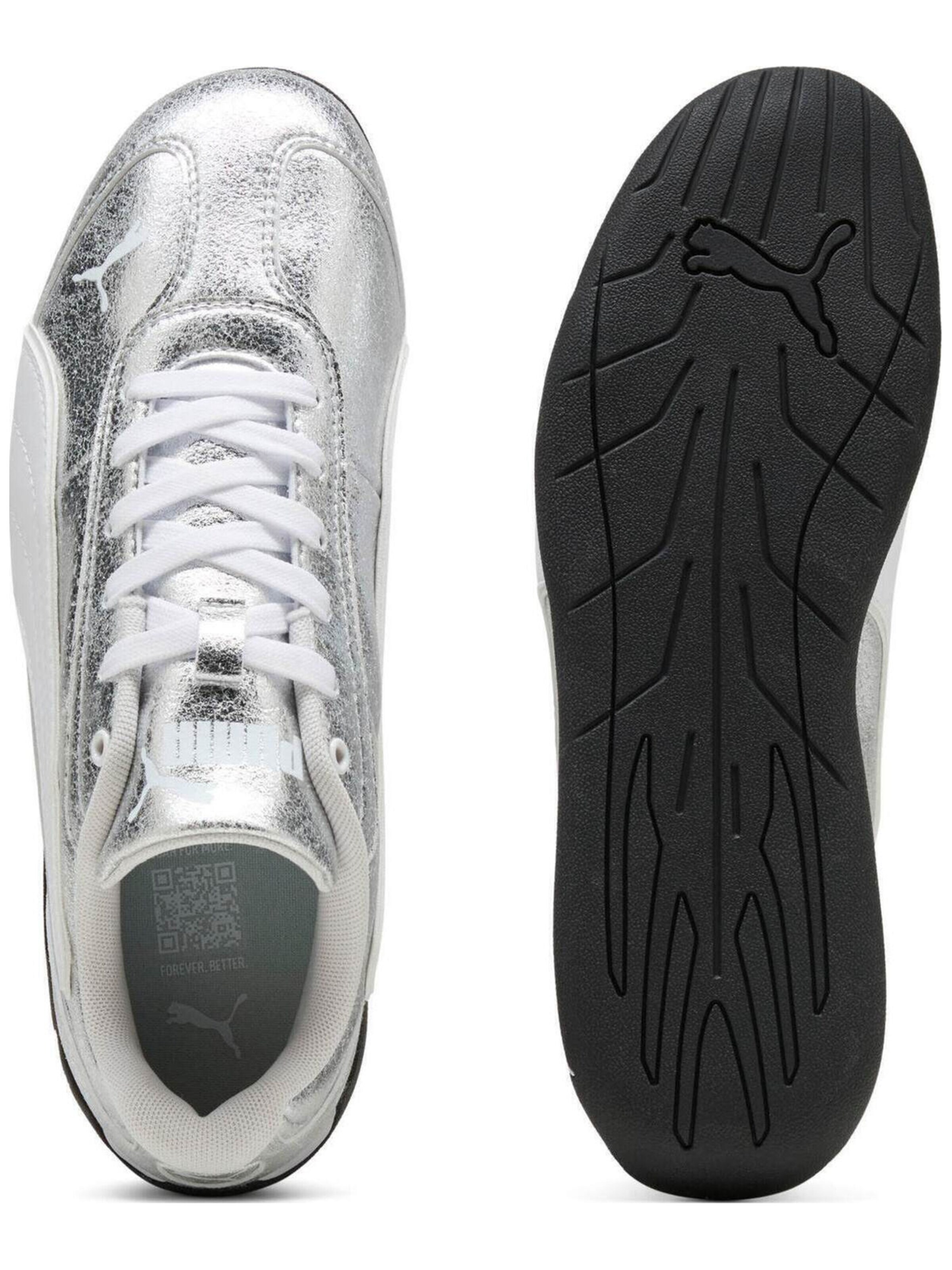 Baskets basses 'Replicatch' PUMA en argent