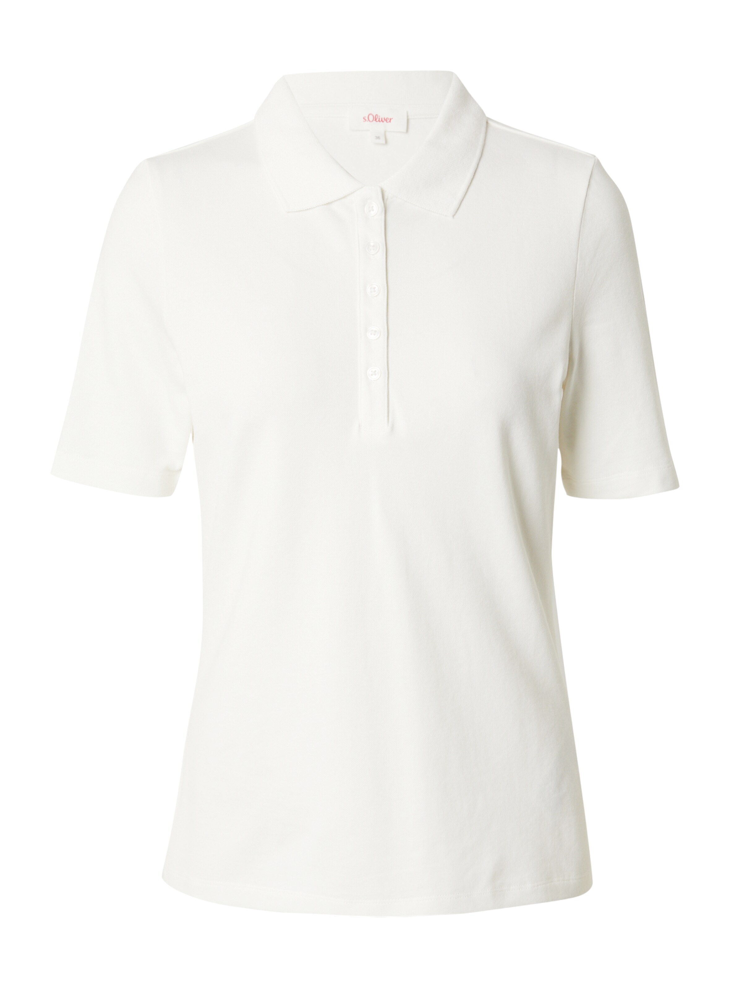 s.Oliver T-shirt en crème, Vue avec produit