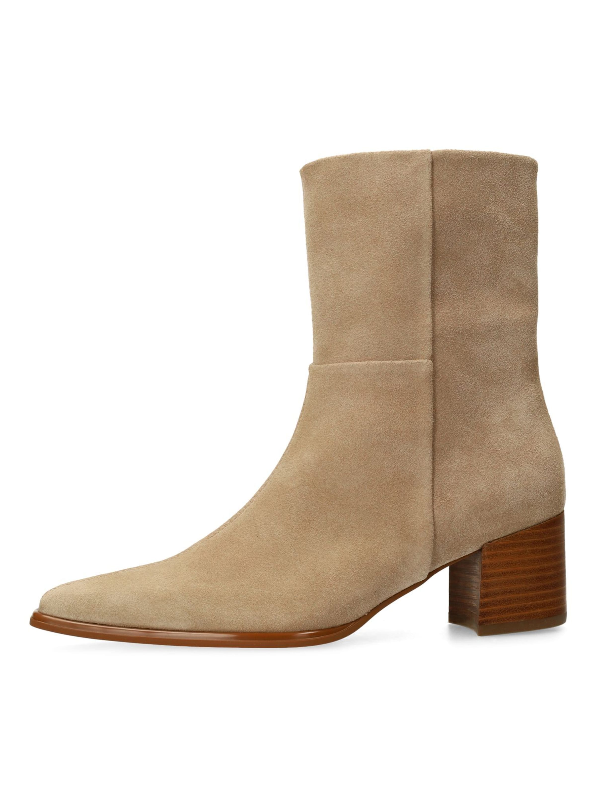 MANFIELD Stiefelette in chamois, Produktansicht