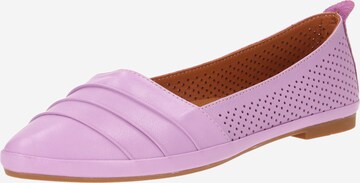 Bata Ballet Flats in Purple: front