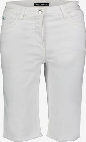 Betty Barclay Slimfit Jeans in Wit: voorkant