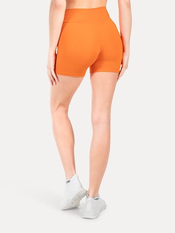 Smilodox Skinny Sports trousers ' Veyra ' in Orange