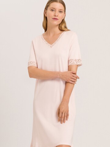 Chemise de nuit ' Moments ' Hanro en rose : devant