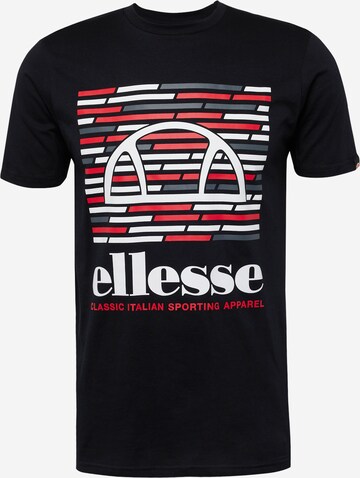 ELLESSE Shirt 'Vierow' in Zwart: voorkant