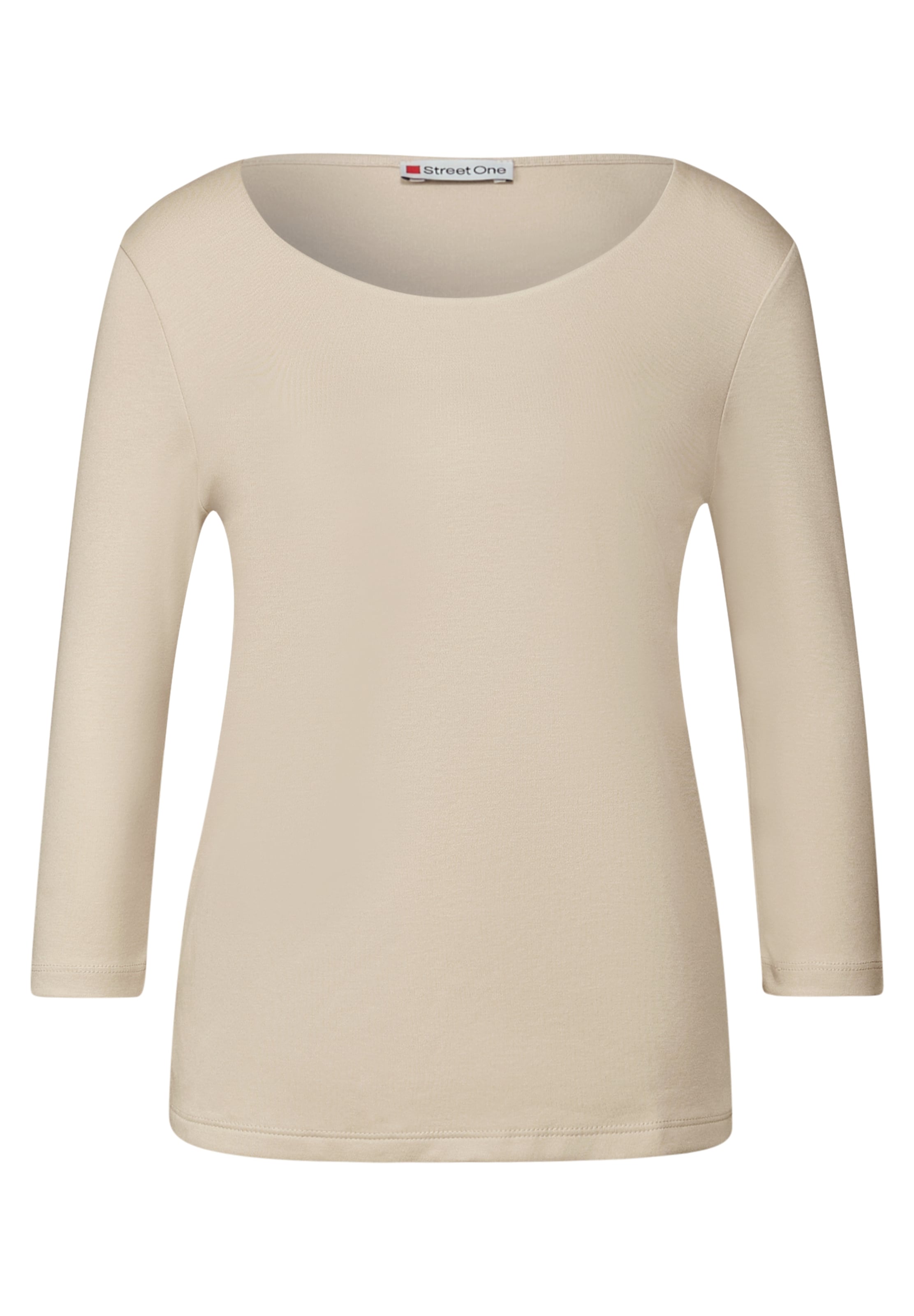 STREET ONE Shirt in Beige: Vorderseite