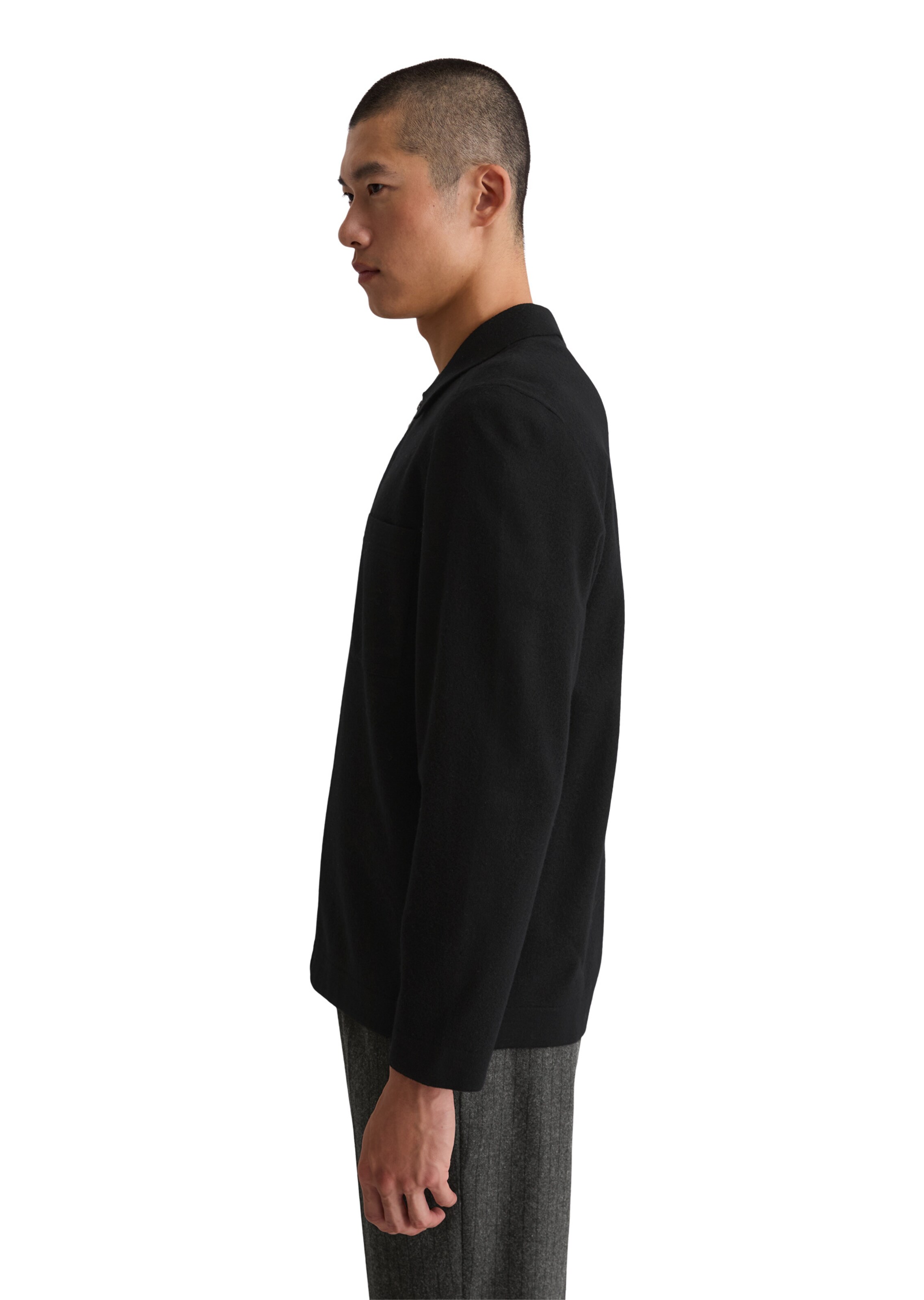 Marc O'Polo Strickjacke in Schwarz