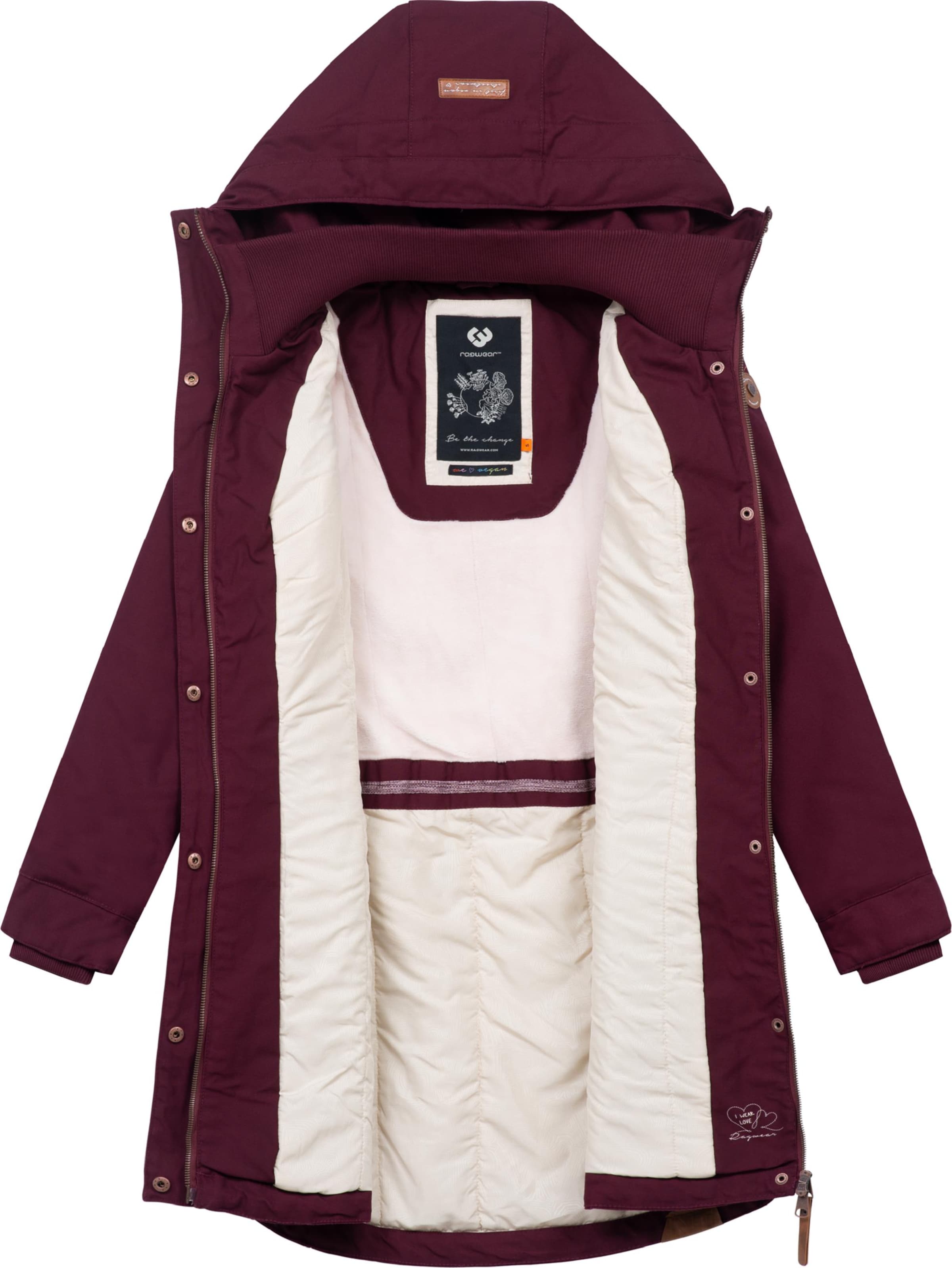 Ragwear Wintermantel in Rot