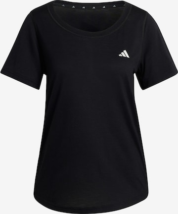 ADIDAS PERFORMANCE Functioneel shirt 'Essentials' in Zwart: voorkant