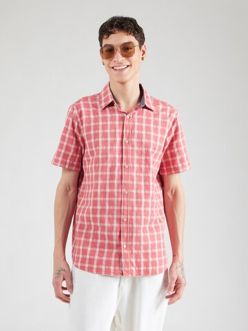 s.Oliver Regular fit Button Up Shirt in Red: front