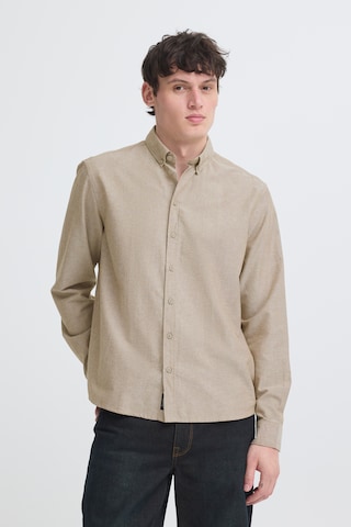 BLEND Regular Fit Skjorte 'BHADAS' i beige: forside