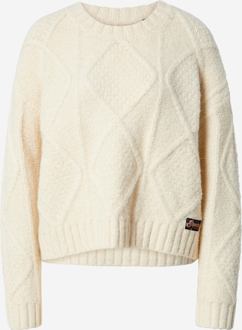 Superdry & Co Tröja i vit: framsida