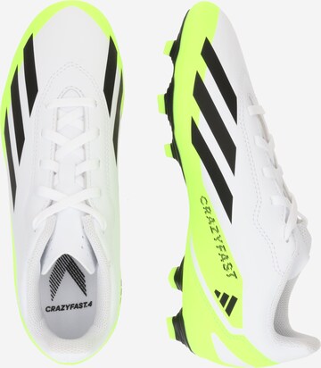 Chaussure de sport 'X Crazyfast.4' ADIDAS PERFORMANCE en blanc