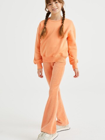 WE Fashion Mikina 'Meisjes' – oranžová
