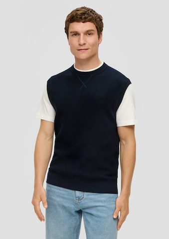s.Oliver - Camiseta sin mangas en azul: frente