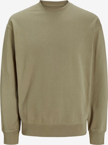 Sweat-shirt 'JJECharge' JACK & JONES en vert : devant