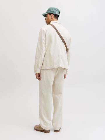 JACK & JONES Loosefit Jeans 'JJIKarl JJLawrence' in Beige