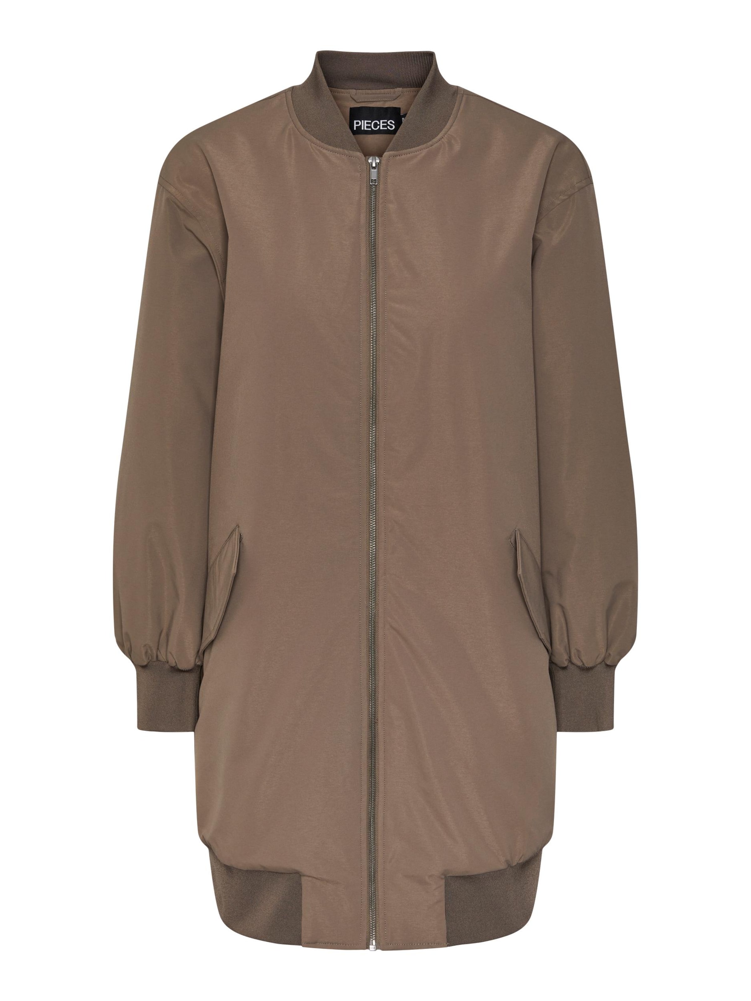 PIECES Jacke 'Sina' in taupe, Produktansicht