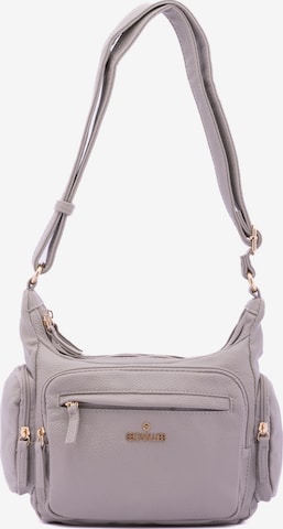 Borsa a spalla 'Borsa a Spalla Donna B Cavalli Ecopelle Zip' di B. Cavalli in grigio: frontale