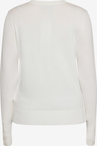 RISA Knit Cardigan in White