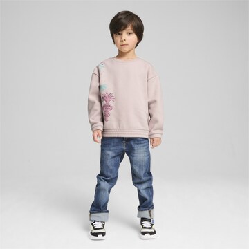 PUMA Sweatshirt 'TROLLS' in Beige