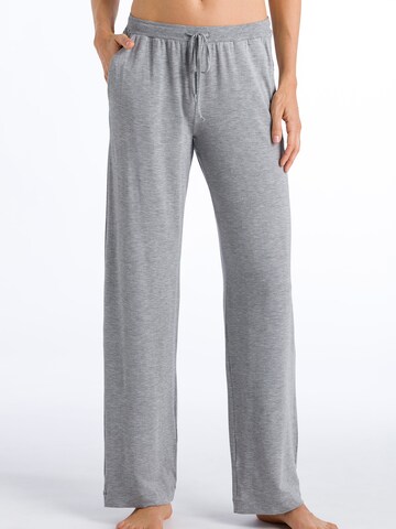 Hanro Pajama Pants ' Natural Elegance ' in Grey: front