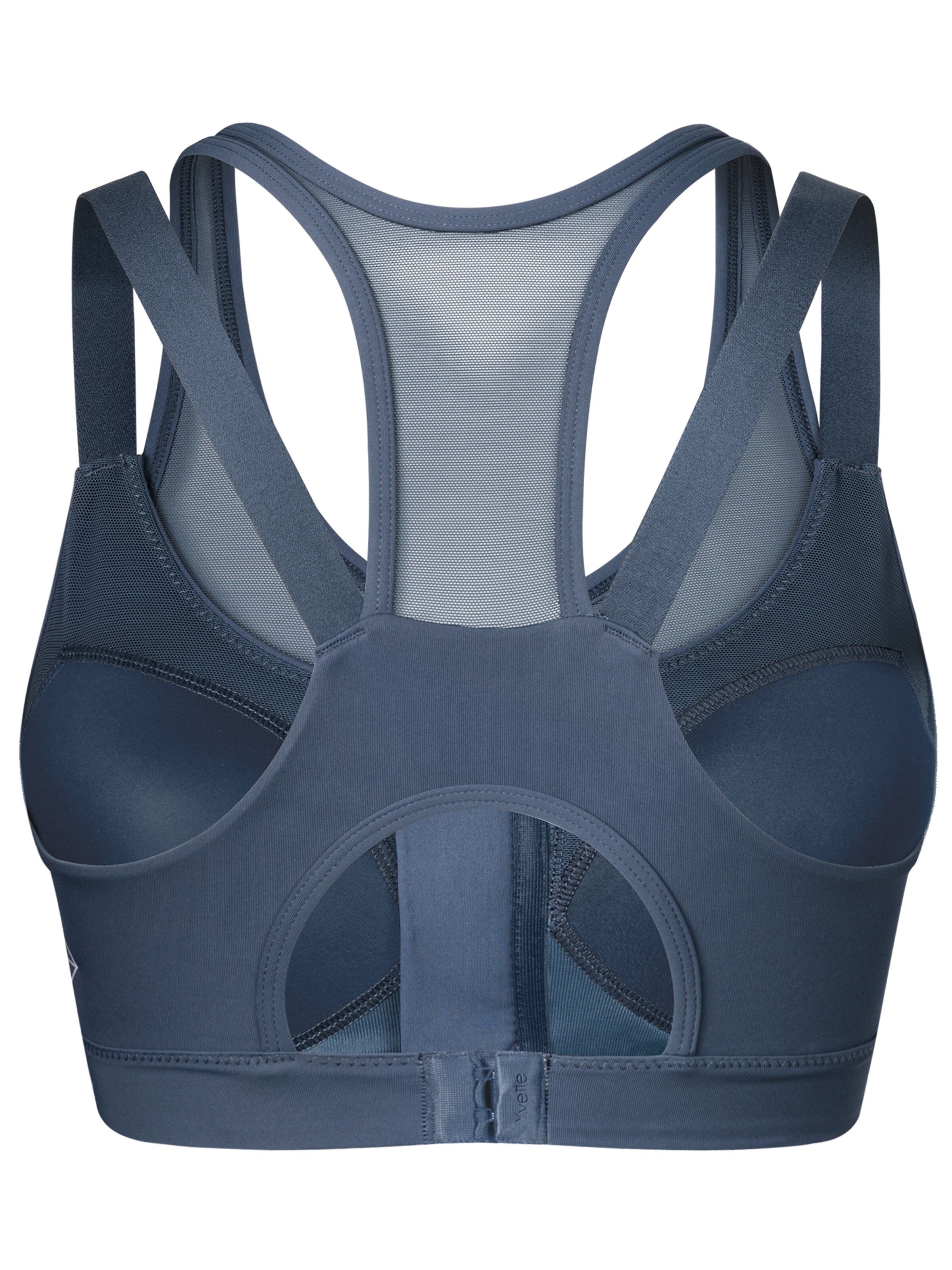 Yvette Push-up Sports Bra in Grey