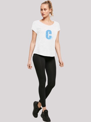 F4NT4STIC Shirt 'Disney Alphabet C Is For Snow' in Wit