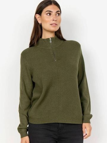Soyaconcept Svetr – zelená: přední strana