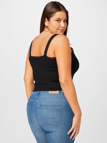 Cotton On Curve Top 'COURTNEY' in Black