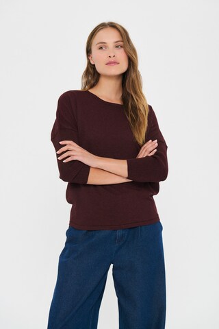 Pull-over 'MilaSZ' SAINT TROPEZ en violet : devant